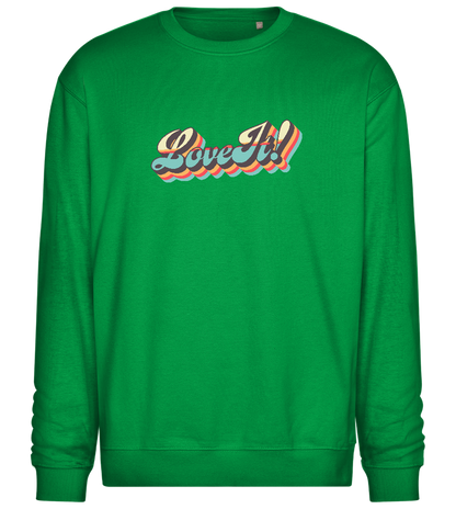 Love It! Design - Comfort Essential Unisex Sweater_MEADOW GREEN_front