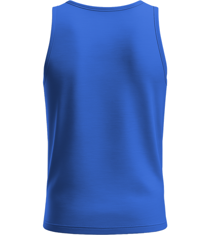 Built Like a Tank Design - Basic men's tank top_ROYAL BLUE_back
