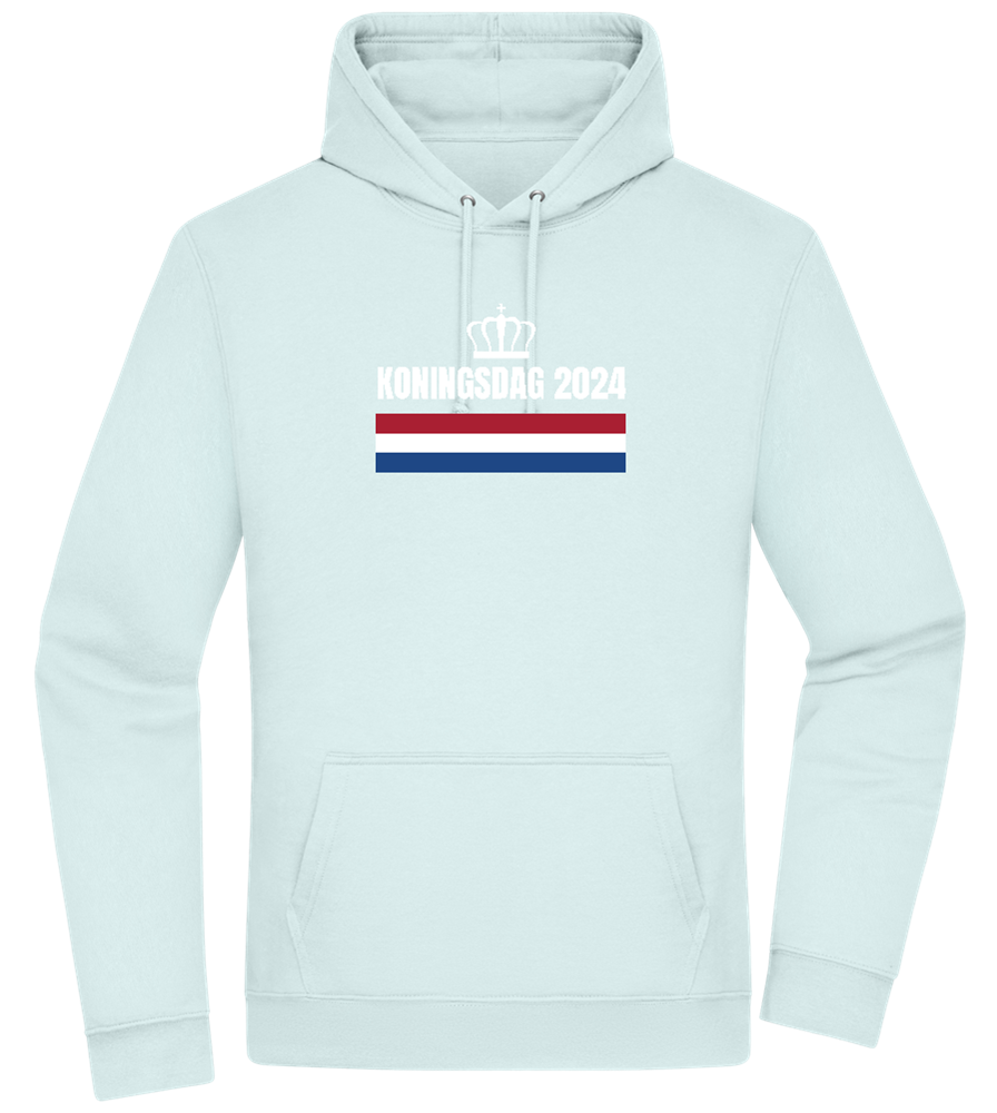 Kingsday Flag Design - Premium Essential Unisex Hoodie_ARCTIC BLUE_front