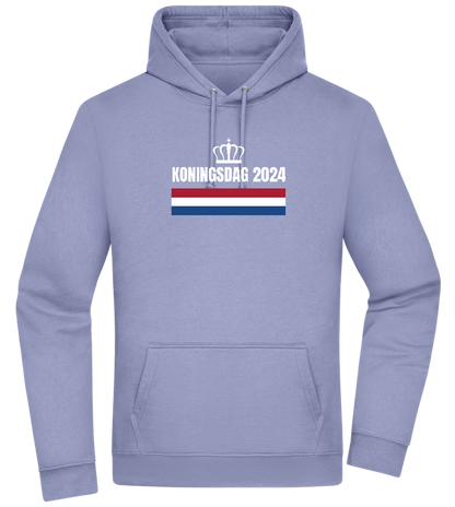 Kingsday Flag Design - Premium Essential Unisex Hoodie_BLUE_front