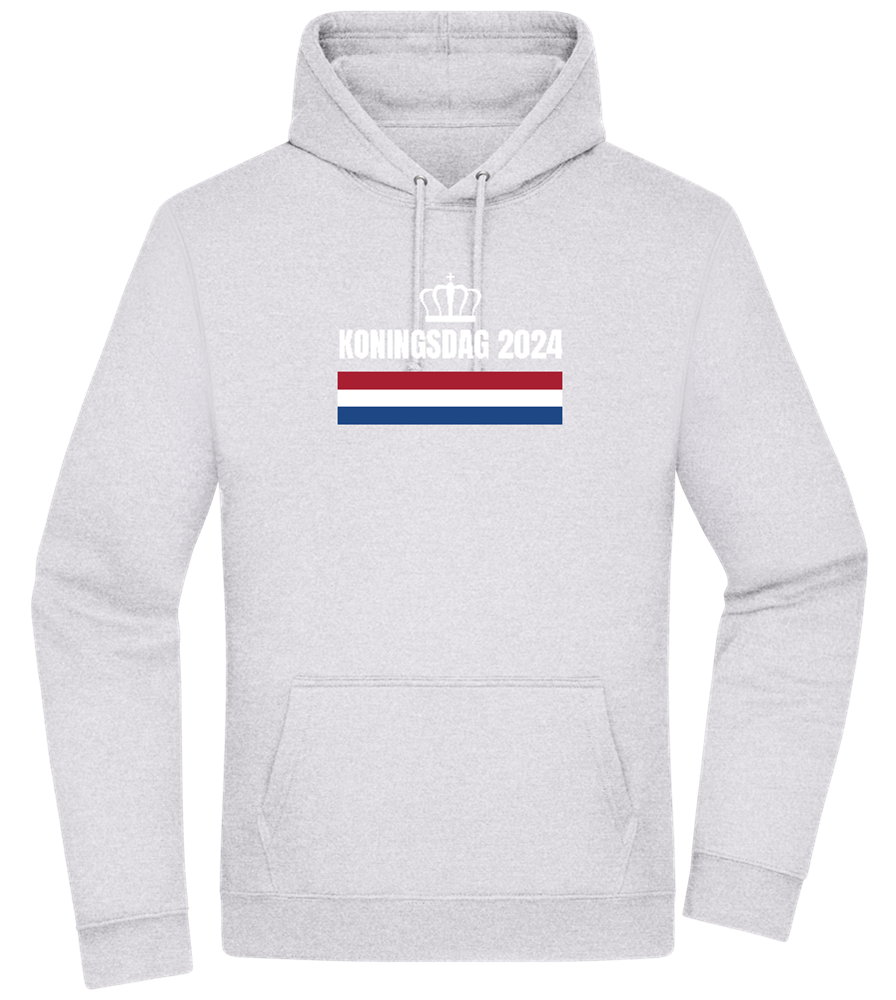 Kingsday Flag Design - Premium Essential Unisex Hoodie_ORION GREY II_front