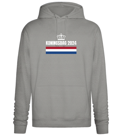 Kingsday Flag Design - Premium Essential Unisex Hoodie_ORION GREY II_front