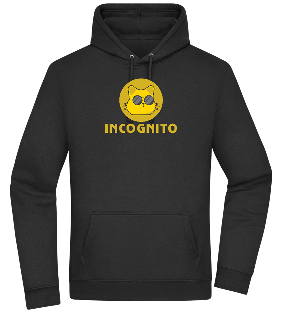 Incognito Design - Premium Essential Unisex Hoodie_BLACK_front