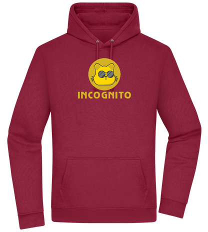 Incognito Design - Premium Essential Unisex Hoodie_BORDEAUX_front