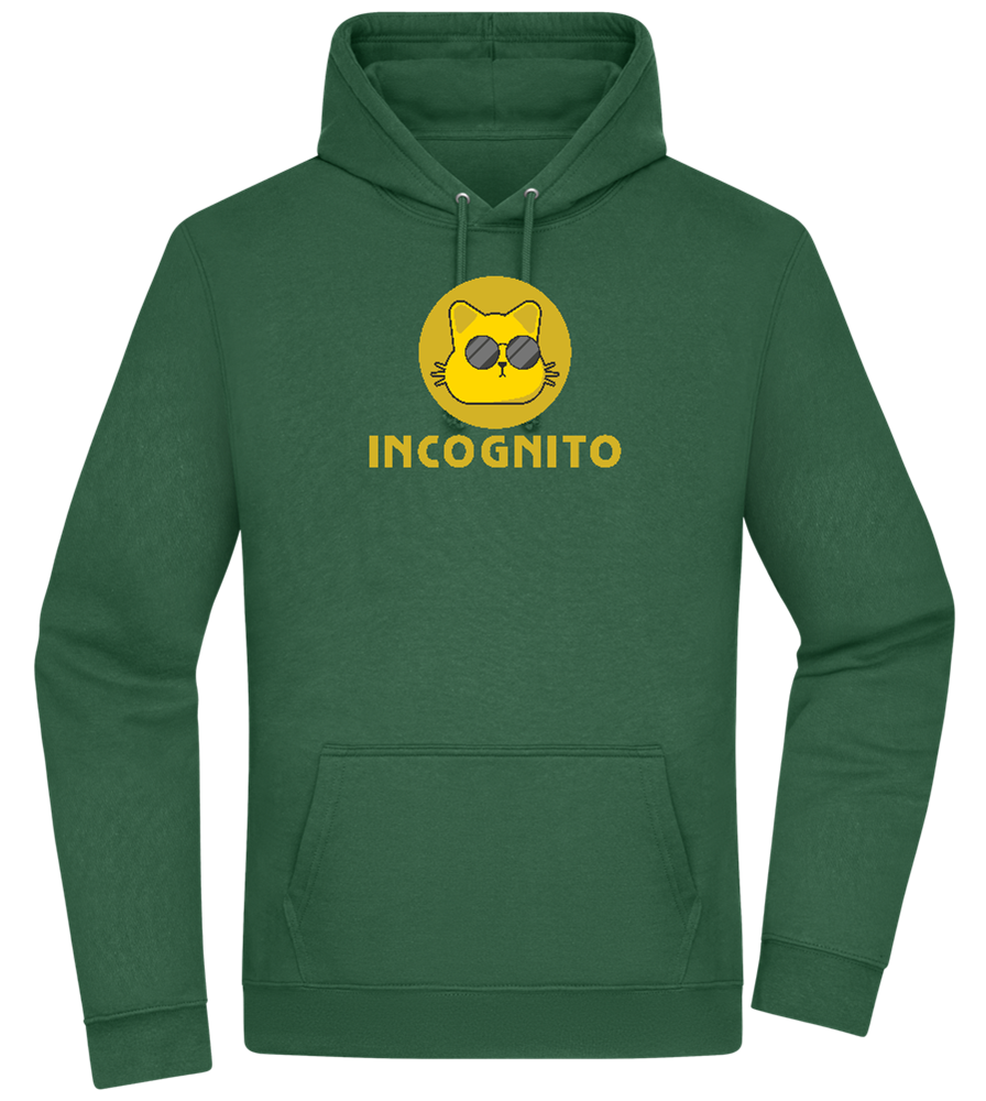 Incognito Design - Premium Essential Unisex Hoodie_GREEN BOTTLE_front