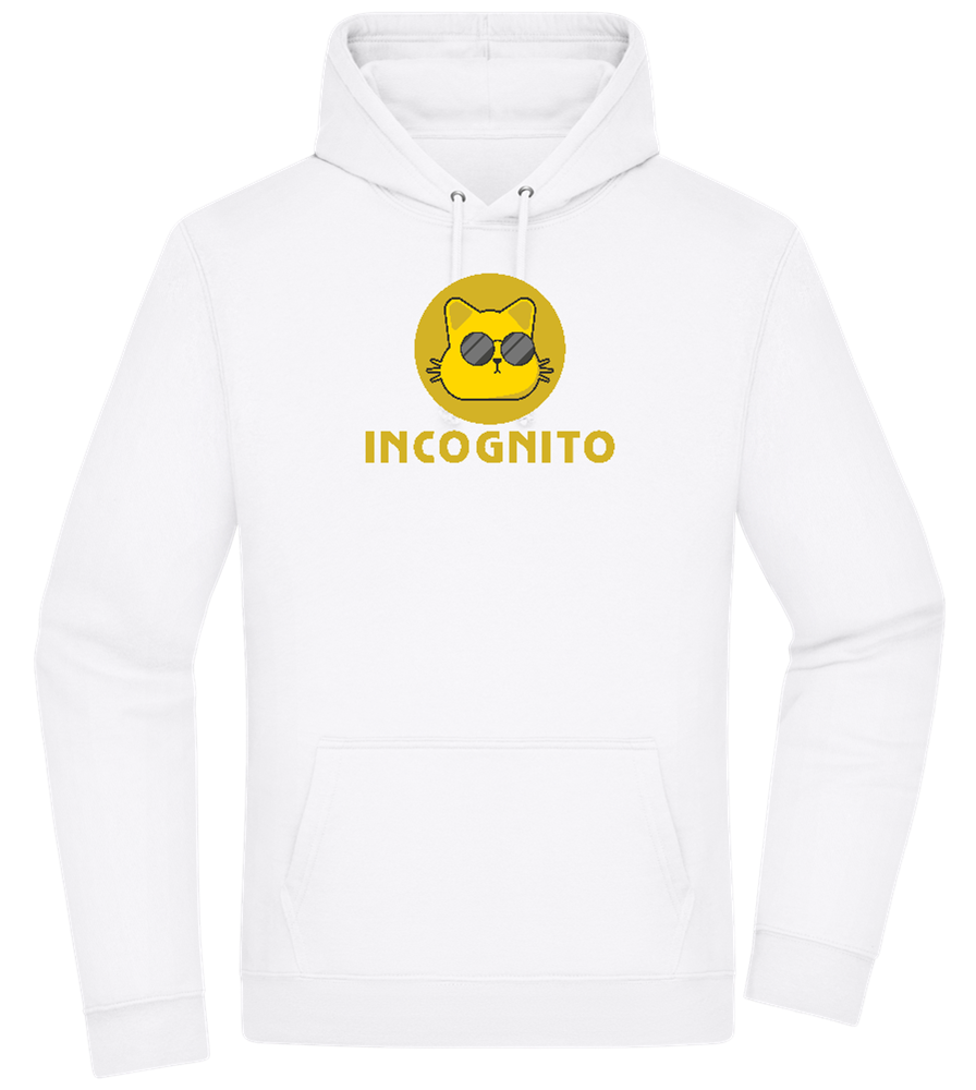 Incognito Design - Premium Essential Unisex Hoodie_WHITE_front