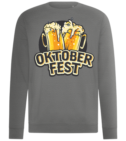 Oktoberfest Beers Design - Comfort unisex sweater_ORION GREY II_front