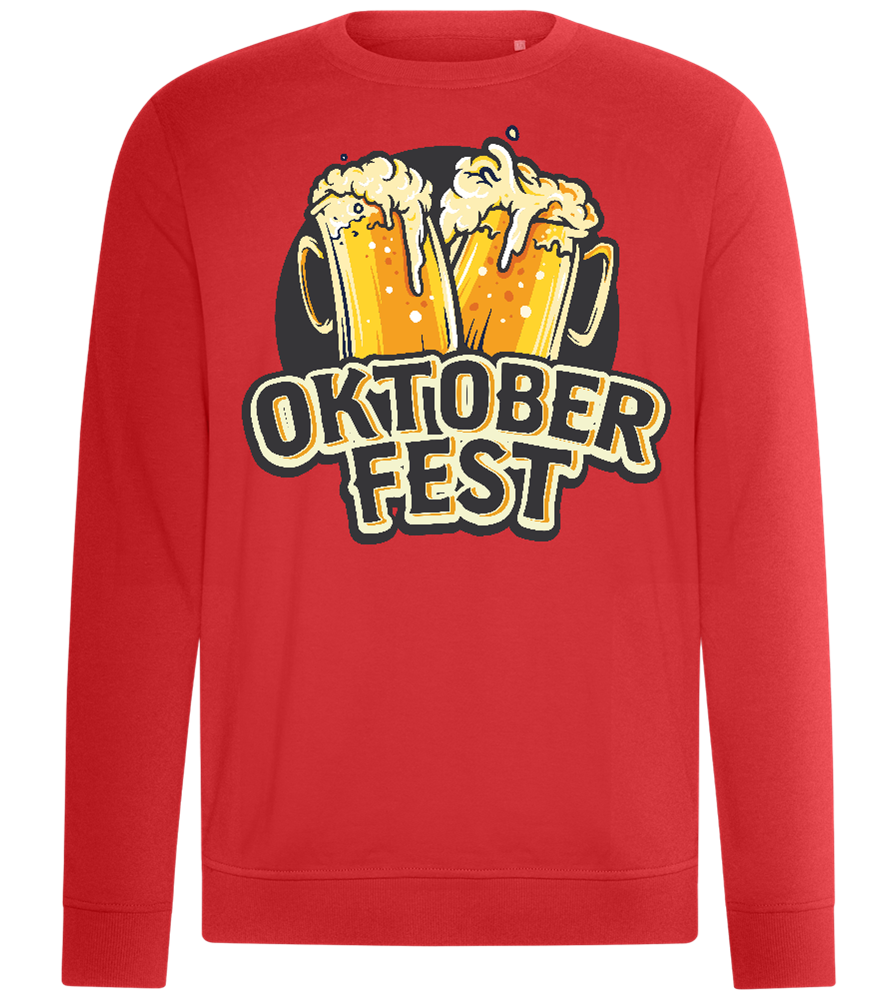 Oktoberfest Beers Design - Comfort unisex sweater_RED_front