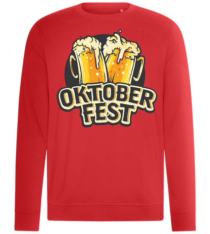 Oktoberfest Beers Design - Comfort unisex sweater_RED_front