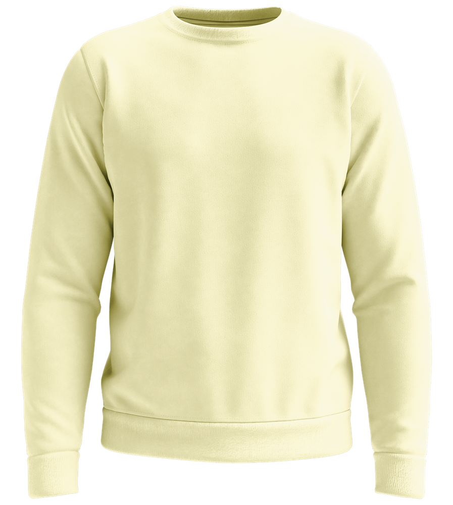 Premium kids sweater_LIGHT YELLOW_front
