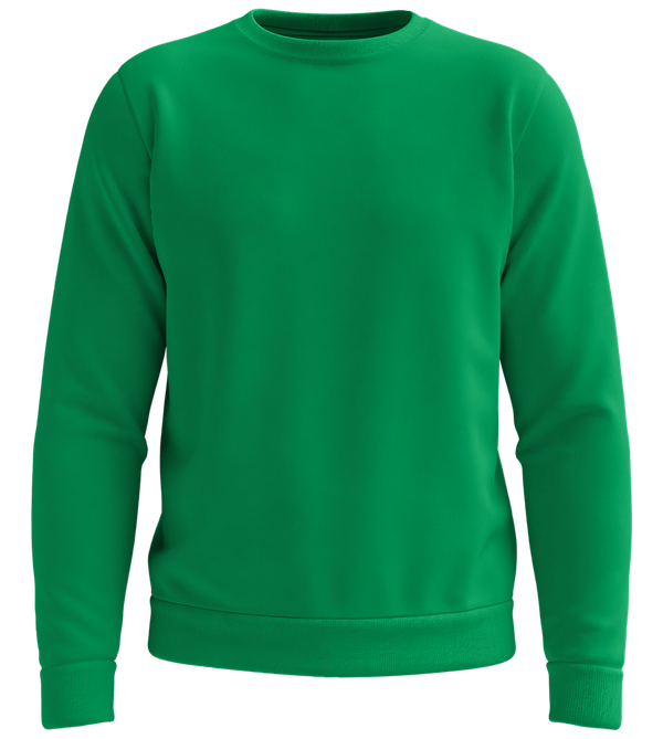 Premium kids sweater_MEADOW GREEN_front