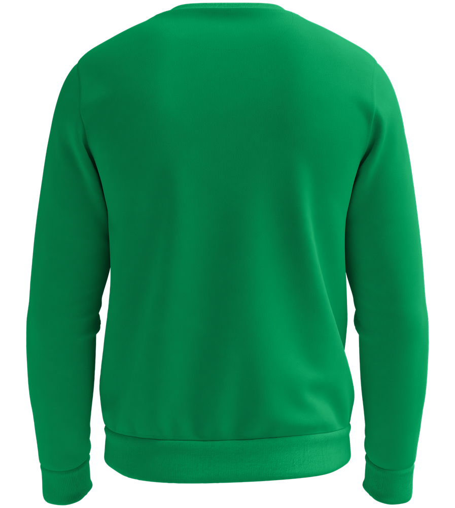 Premium kids sweater_KELLY GREEN_back