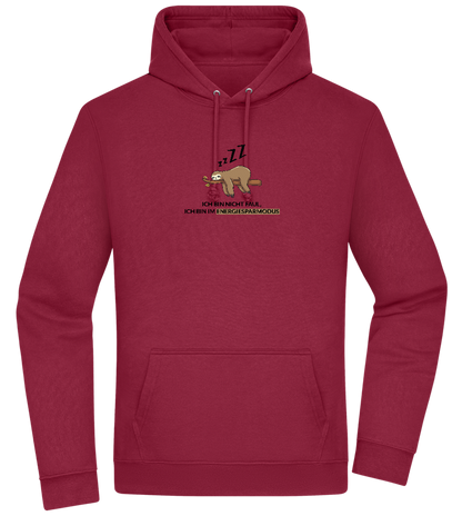 Energy Saving Mode Design - Premium Essential Unisex Hoodie_BORDEAUX_front