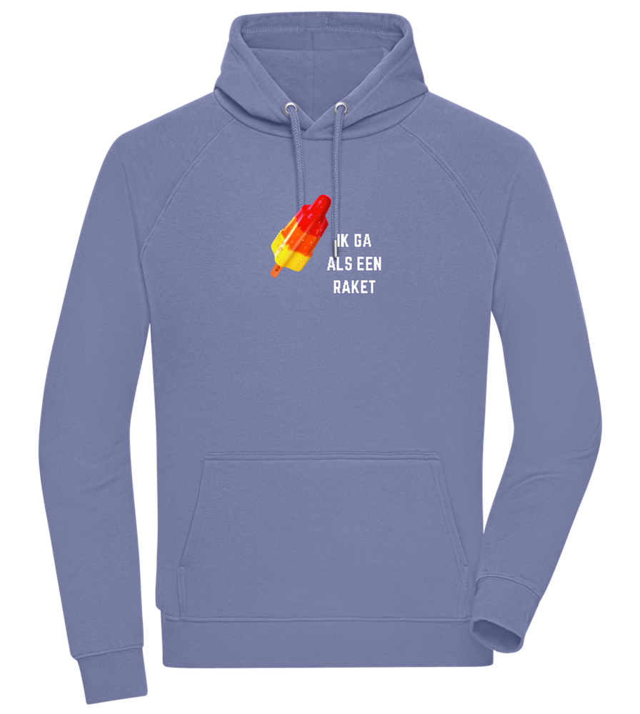 Ik Ga Als Een Raket Design - Comfort unisex hoodie_BLUE_front