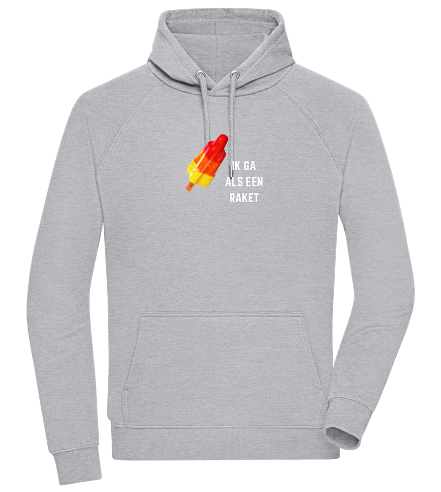 Ik Ga Als Een Raket Design - Comfort unisex hoodie_ORION GREY II_front