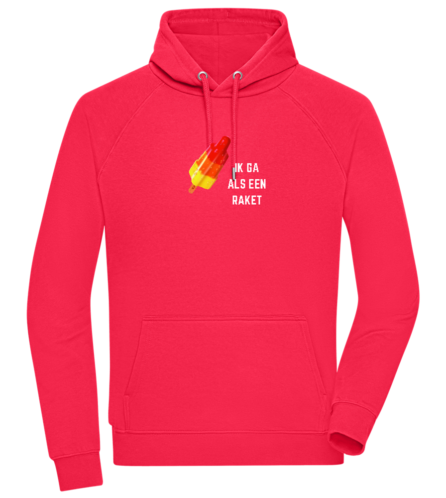 Ik Ga Als Een Raket Design - Comfort unisex hoodie_RED_front