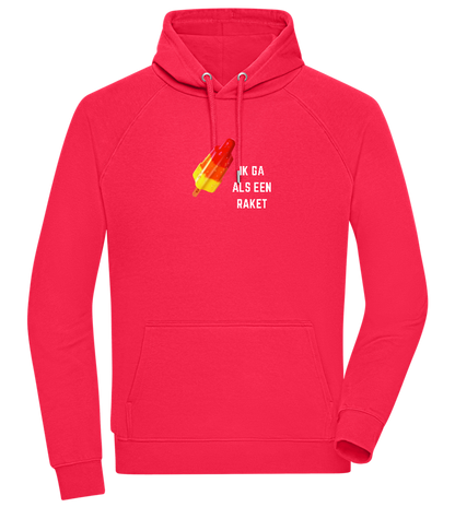 Ik Ga Als Een Raket Design - Comfort unisex hoodie_RED_front