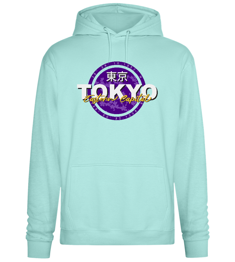 Tokyo Eastern Capital Design - Premium Essential Unisex Hoodie_ARCTIC BLUE_front