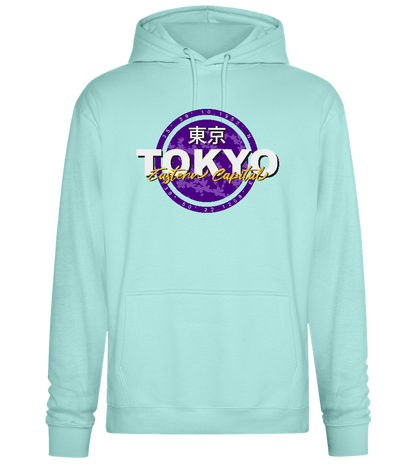 Tokyo Eastern Capital Design - Premium Essential Unisex Hoodie_ARCTIC BLUE_front