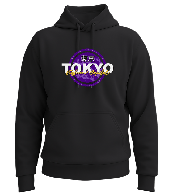Tokyo Eastern Capital Design - Premium Essential Unisex Hoodie_BLACK_front