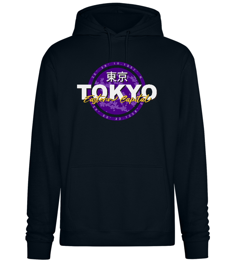 Tokyo Eastern Capital Design - Premium Essential Unisex Hoodie_BLACK_front