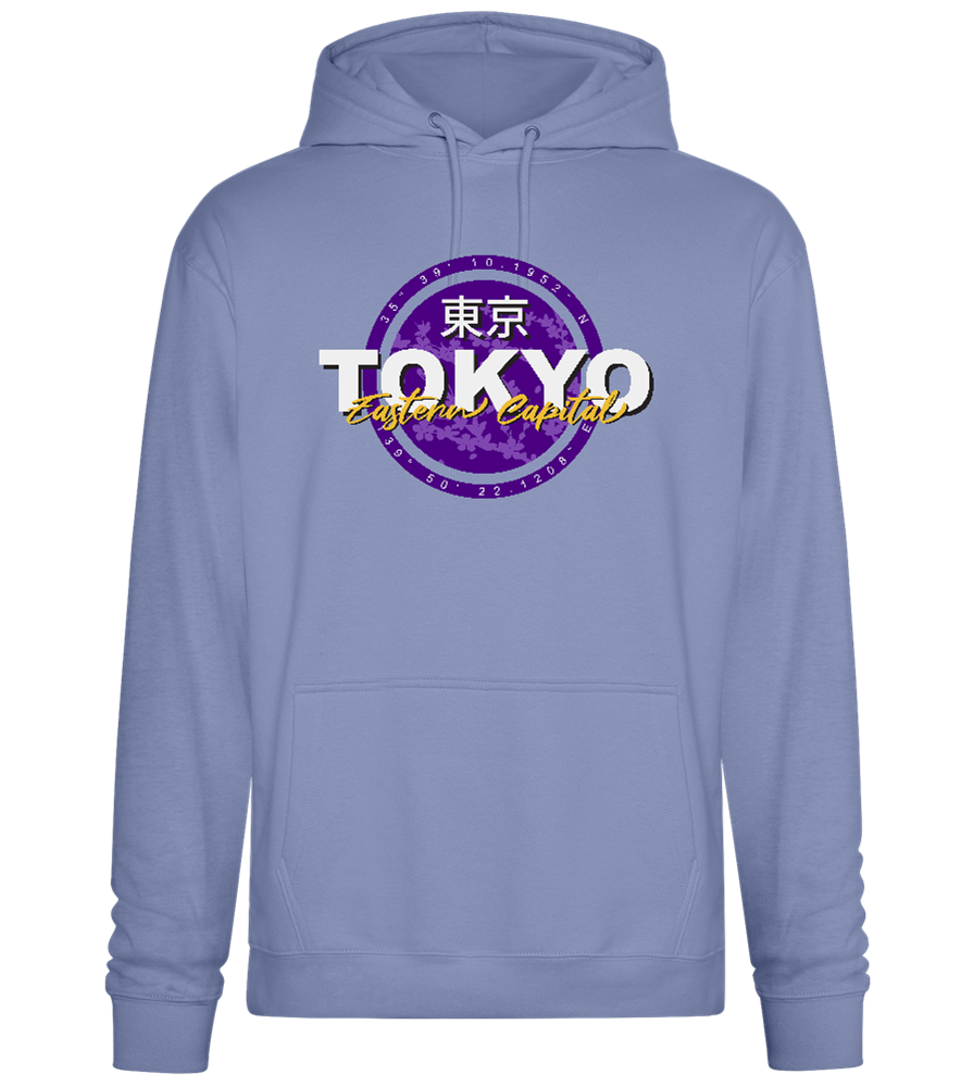 Tokyo Eastern Capital Design - Premium Essential Unisex Hoodie_BLUE_front