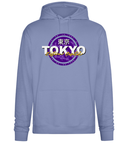 Tokyo Eastern Capital Design - Premium Essential Unisex Hoodie_BLUE_front