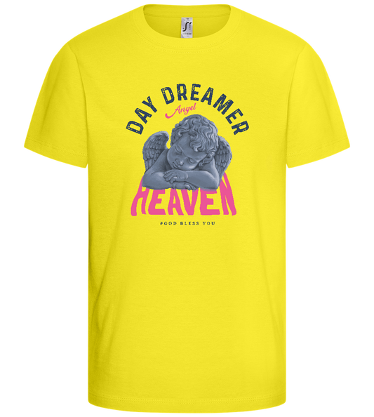 Day Dreamer Heaven Design - Basic kids t-shirt_LEMON_front