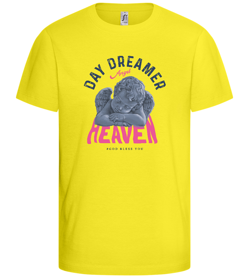 Day Dreamer Heaven Design - Basic kids t-shirt_LEMON_front