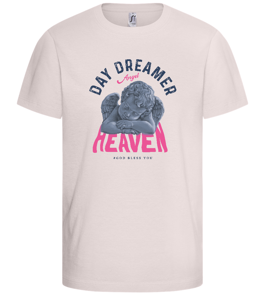 Day Dreamer Heaven Design - Basic kids t-shirt_LIGHT PINK_front