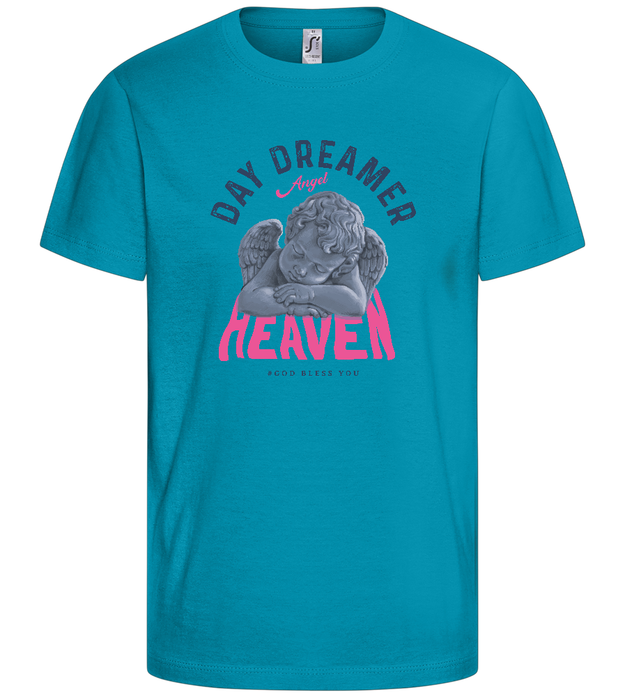 Day Dreamer Heaven Design - Basic kids t-shirt_TURQUOISE_front