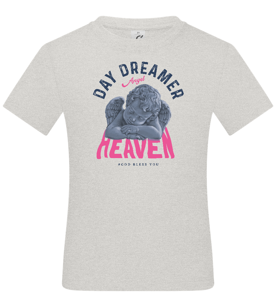 Day Dreamer Heaven Design - Basic kids t-shirt_VIBRANT WHITE_front