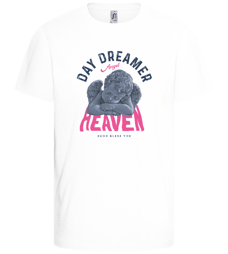 Day Dreamer Heaven Design - Basic kids t-shirt_WHITE_front