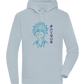 Anime Sketch Design - Premium unisex hoodie_CREAMY BLUE_front