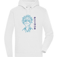 Anime Sketch Design - Premium unisex hoodie_WHITE_front