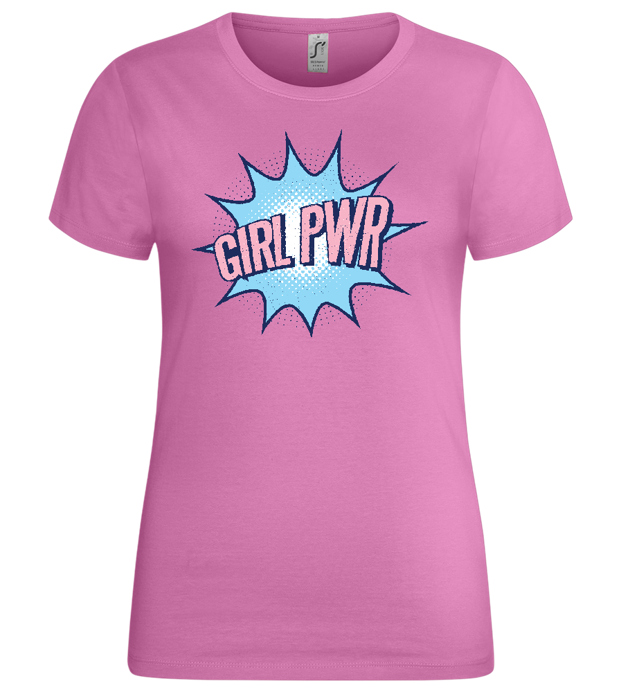 Girl PWR Design - Premium women's t-shirt_PINK ORCHID_front