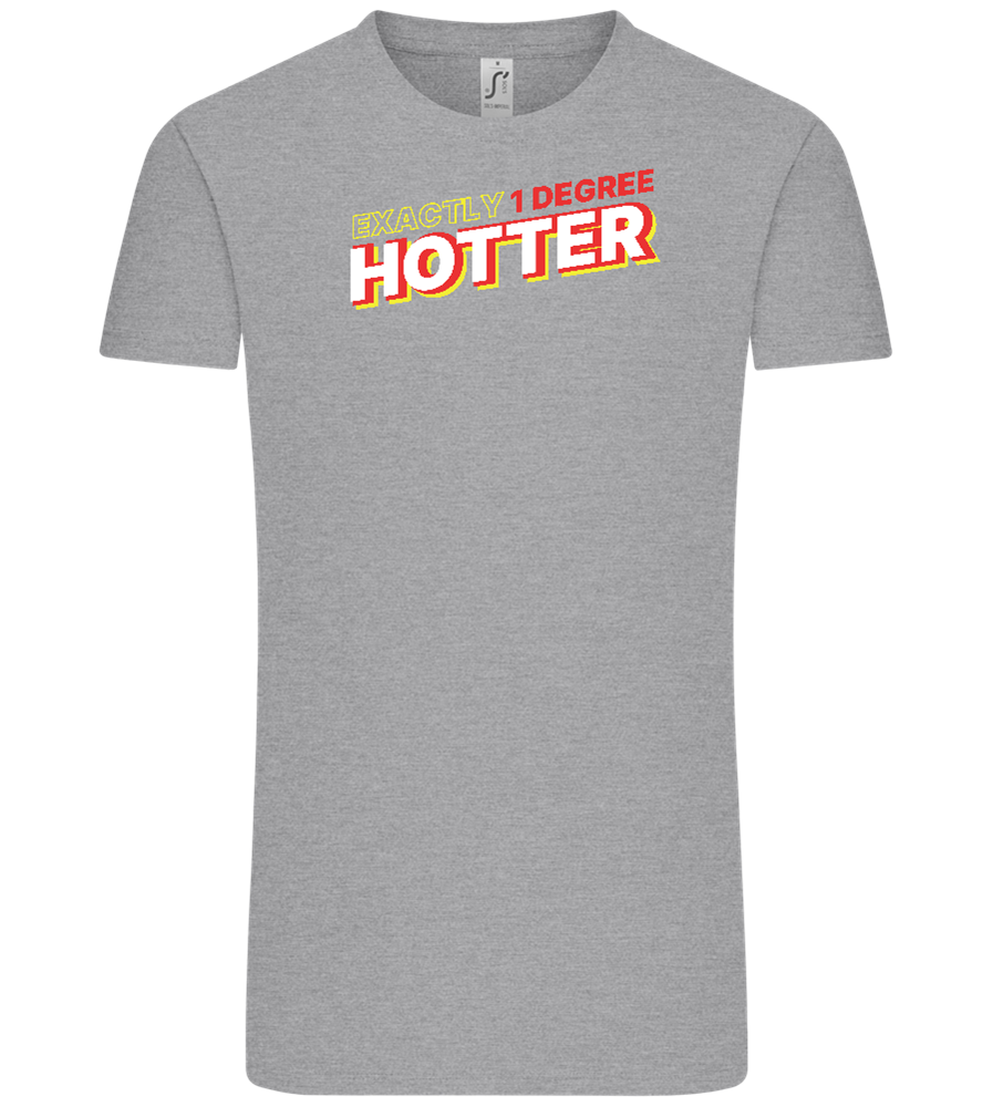 1 Degree Hotter Design - Comfort Unisex T-Shirt_ORION GREY_front