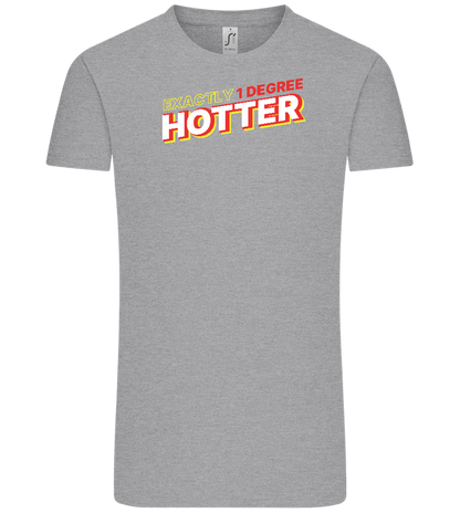 1 Degree Hotter Design - Comfort Unisex T-Shirt_ORION GREY_front