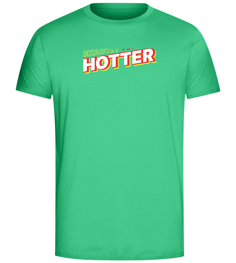 1 Degree Hotter Design - Comfort Unisex T-Shirt_SPRING GREEN_front