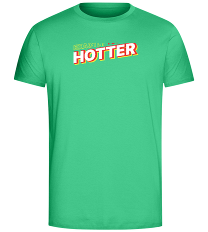 1 Degree Hotter Design - Comfort Unisex T-Shirt_SPRING GREEN_front