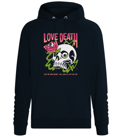 Love Death Design - Comfort unisex hoodie_BLACK_front