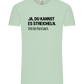 Du Kannst Es Streicheln Design - Comfort Unisex T-Shirt_ICE GREEN_front