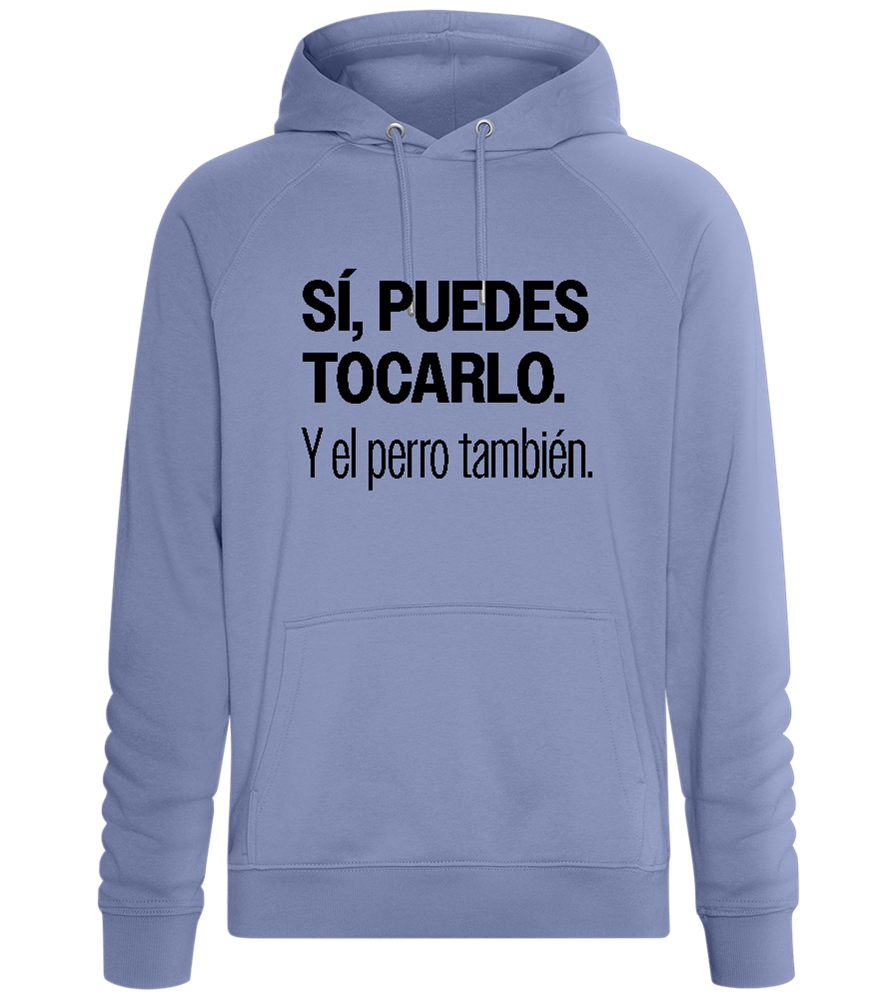 Si Puedes Tocarlo Design - Comfort unisex hoodie_BLUE_front