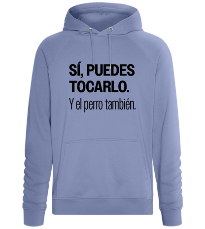 Si Puedes Tocarlo Design - Comfort unisex hoodie_BLUE_front