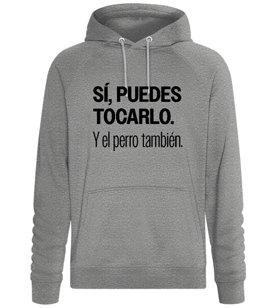 Si Puedes Tocarlo Design - Comfort unisex hoodie_ORION GREY II_front