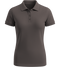 Premium women's polycotton polo shirt_DARK GREY_front