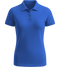 Premium women's polycotton polo shirt_ROYAL BLUE_front