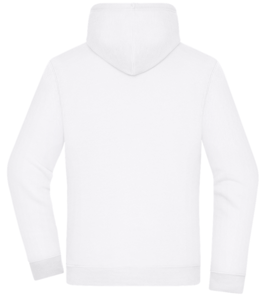 Sorry I'm Late Design - Premium Essential Unisex Hoodie_WHITE_back