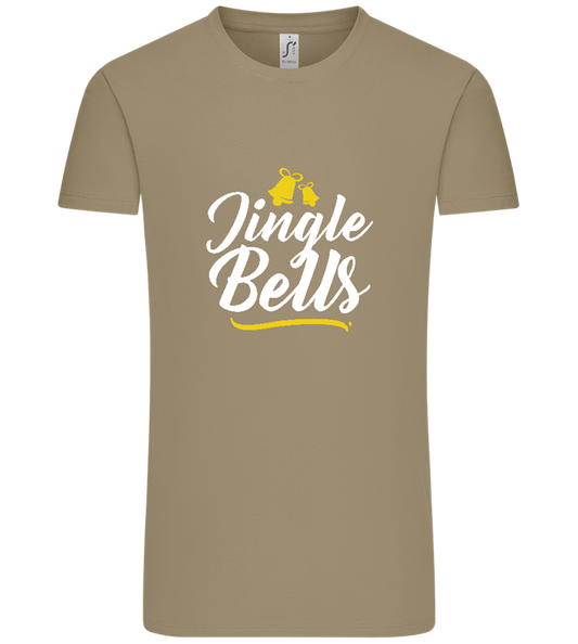 Christmas Jingle Bells Design - Comfort Unisex T-Shirt_KHAKI_front