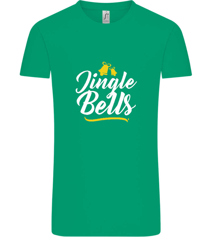 Christmas Jingle Bells Design - Comfort Unisex T-Shirt_SPRING GREEN_front